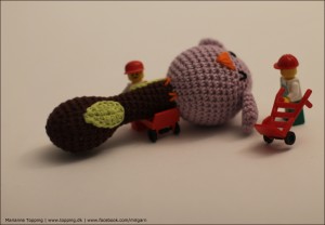 Rangle med fugl, prototype 2
