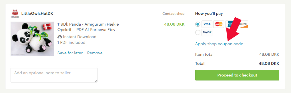 ETSY kuponkode