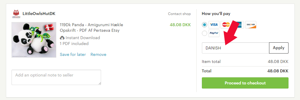 ETSY kuponkode
