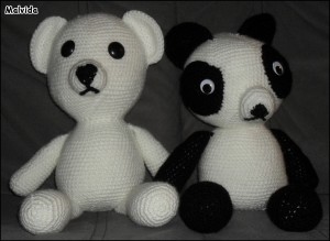 Bamse & Panda af Malvida