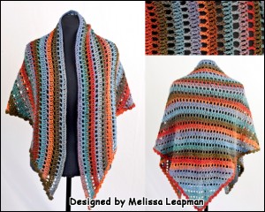 Bonita Crocheted Openwork Shawl