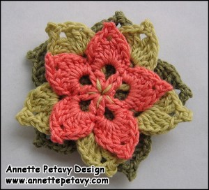 Blomster Broche af Annette Petavy Design