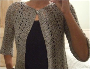 Chevron Lace Cardigan