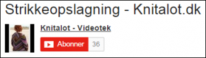 Strikkeopslag