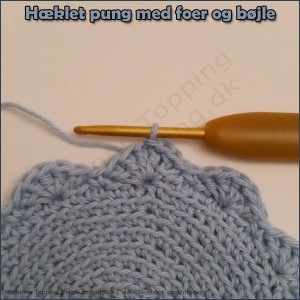 #10 hæklet pung med foer og bøjle