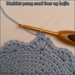 #11 hæklet pung med foer og bøjle