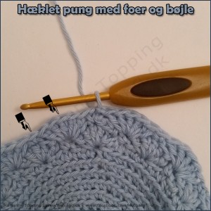 #14 hæklet pung med foer og bøjle