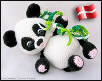 Panda - Amigurumi Hækle Opskrift 