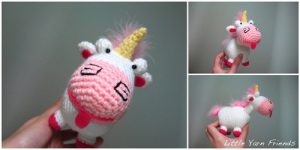 Lil' Bløde Enhjørning fra Little Yarn Friends