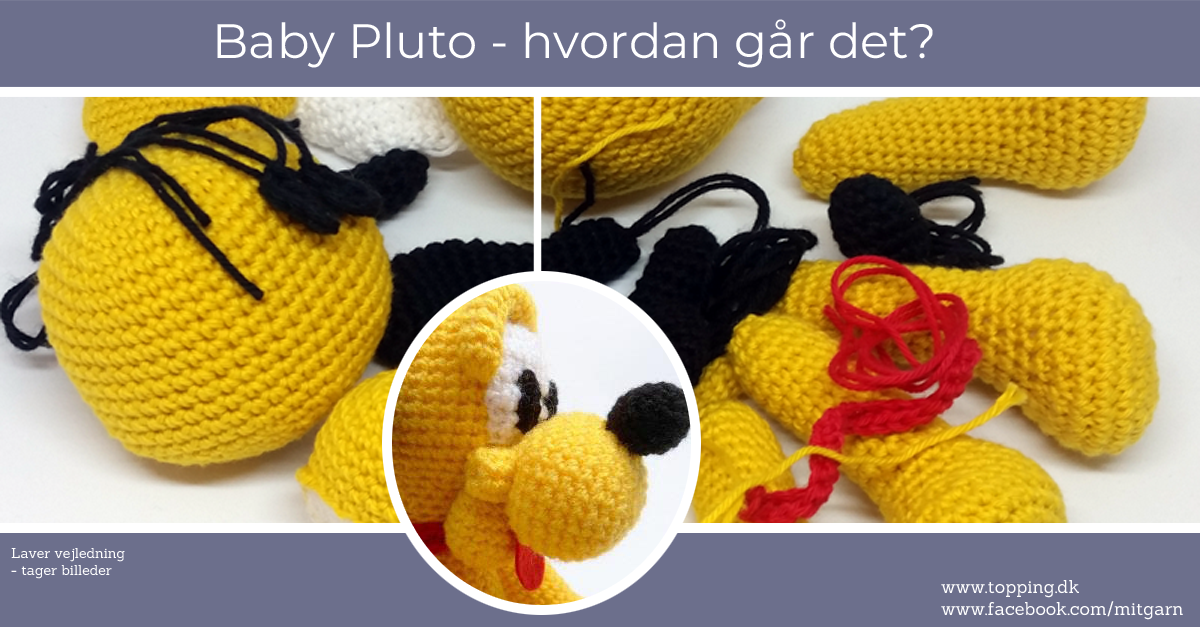 Baby Pluto, gratis, dansk hækleopskrift
