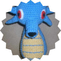 Hæklede Pokemon Horsea