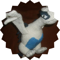Hæklede Pokemon-Lugia
